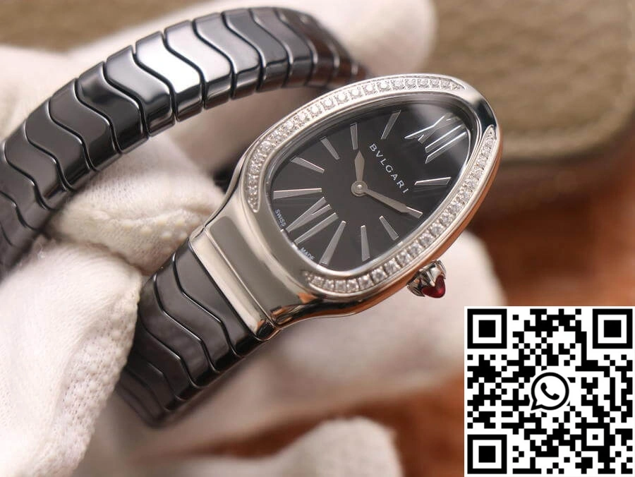 Bvlgari Serpenti BV Factory Black Dial
