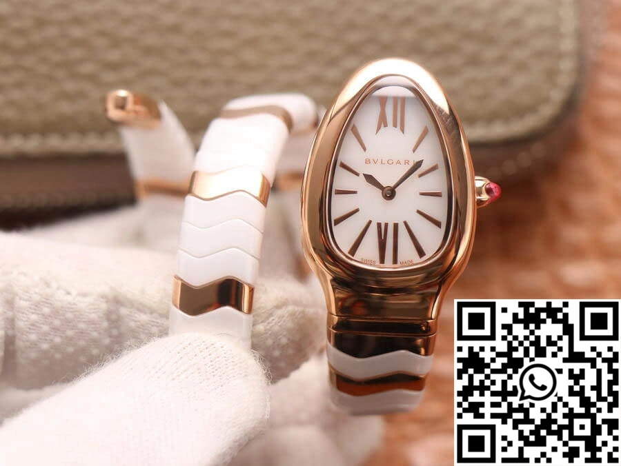 Bvlgari Serpenti BV Factory Ceramic White Dial