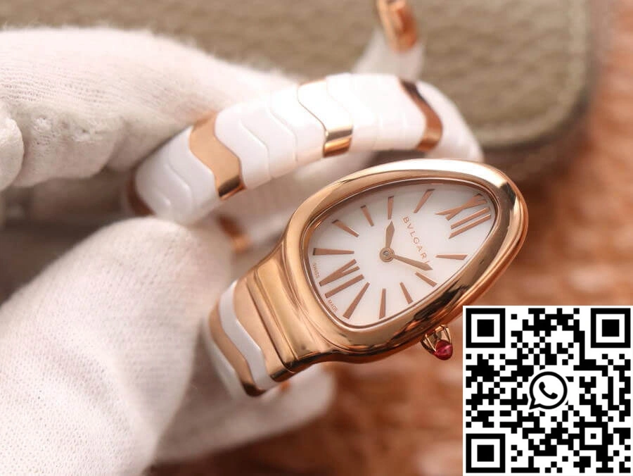Bvlgari Serpenti BV Factory Ceramic White Dial