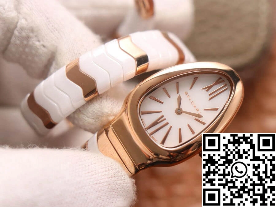 Bvlgari Serpenti BV Factory Ceramic White Dial