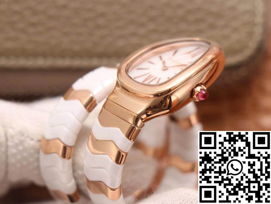Bvlgari Serpenti BV Factory Ceramic White Dial