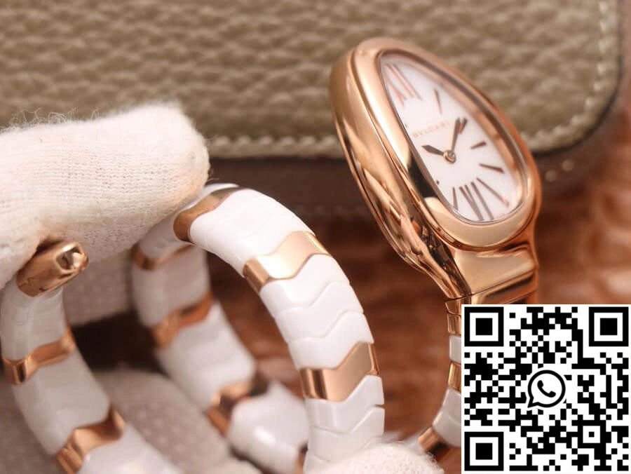 Bvlgari Serpenti BV Factory Ceramic White Dial