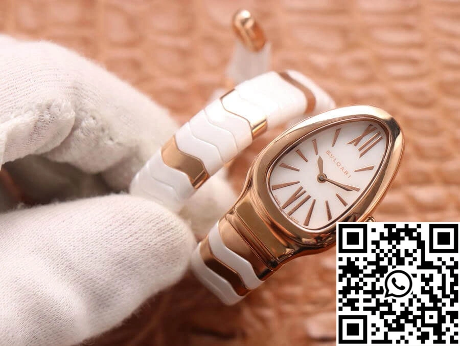 Bvlgari Serpenti BV Factory Ceramic White Dial