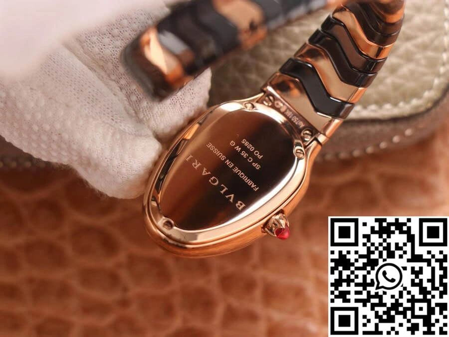 Bvlgari Serpenti BV Factory Rose Gold Case