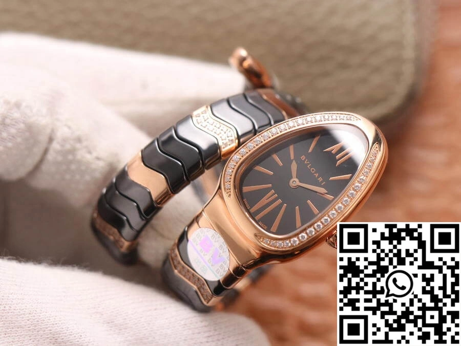 Bvlgari Serpenti BV Factory Rose Gold Diamonds