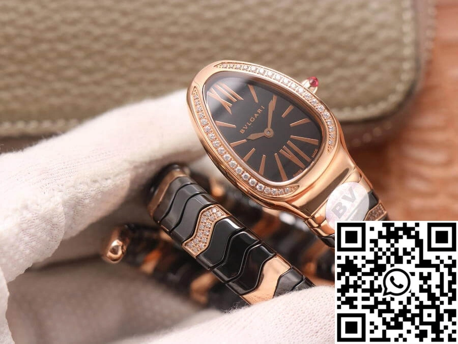Bvlgari Serpenti BV Factory Rose Gold Diamonds