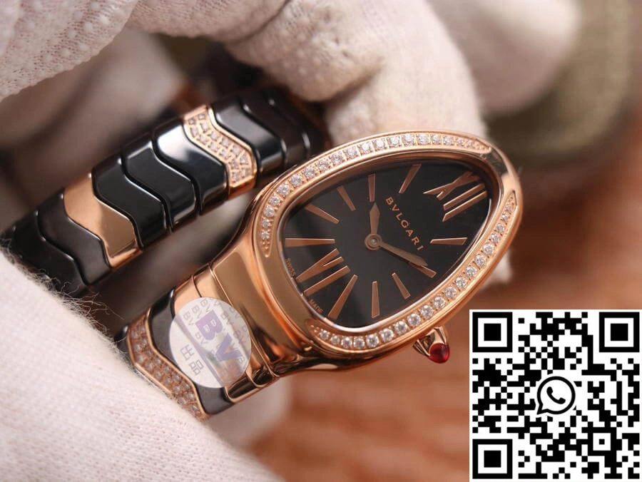Bvlgari Serpenti BV Factory Rose Gold Diamonds