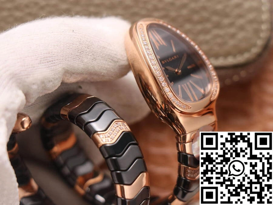 Bvlgari Serpenti BV Factory Rose Gold Diamonds