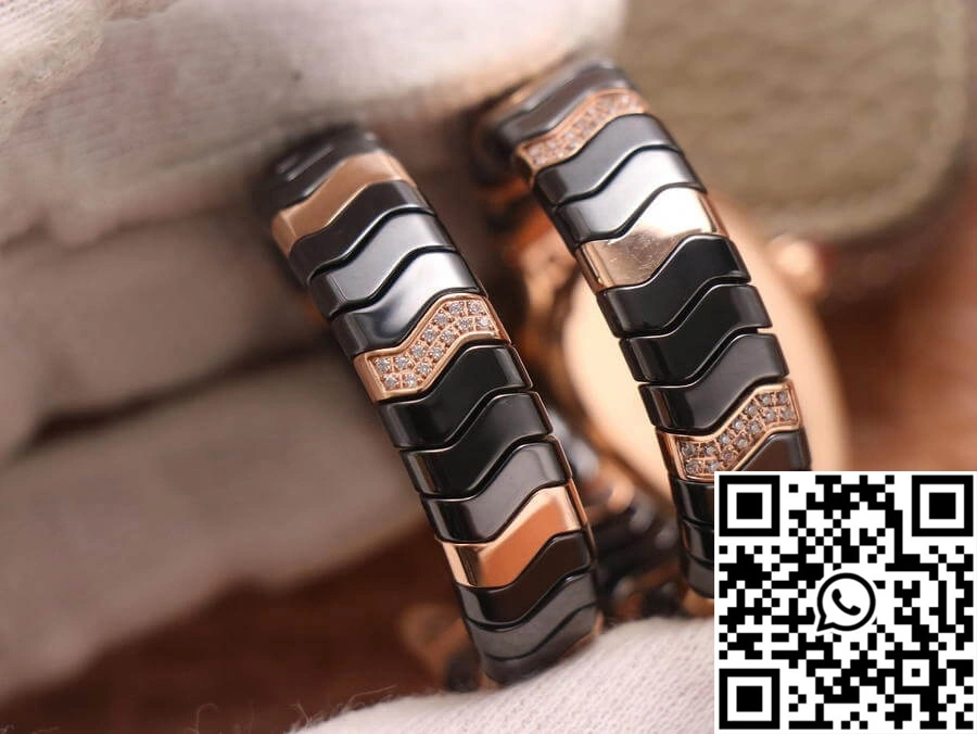 Bvlgari Serpenti BV Factory Rose Gold Diamonds