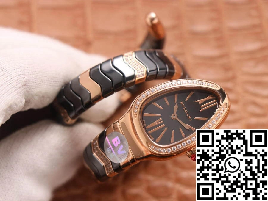 Bvlgari Serpenti BV Factory Rose Gold Diamonds