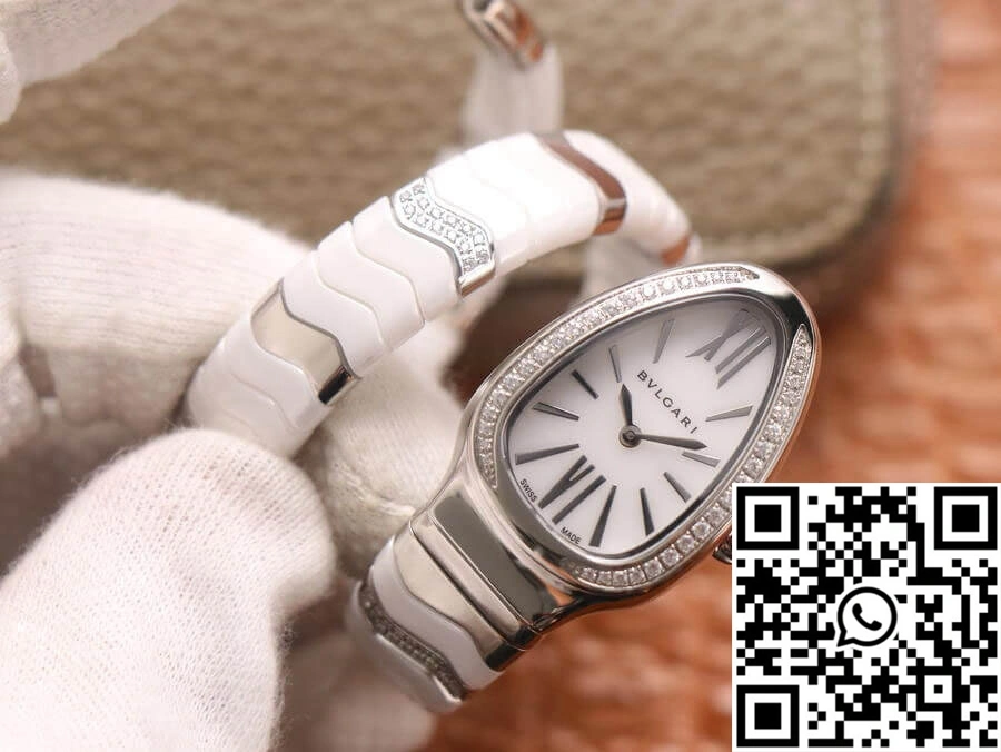 Bvlgari Serpenti BV Factory Stainless Steel Diamond Case
