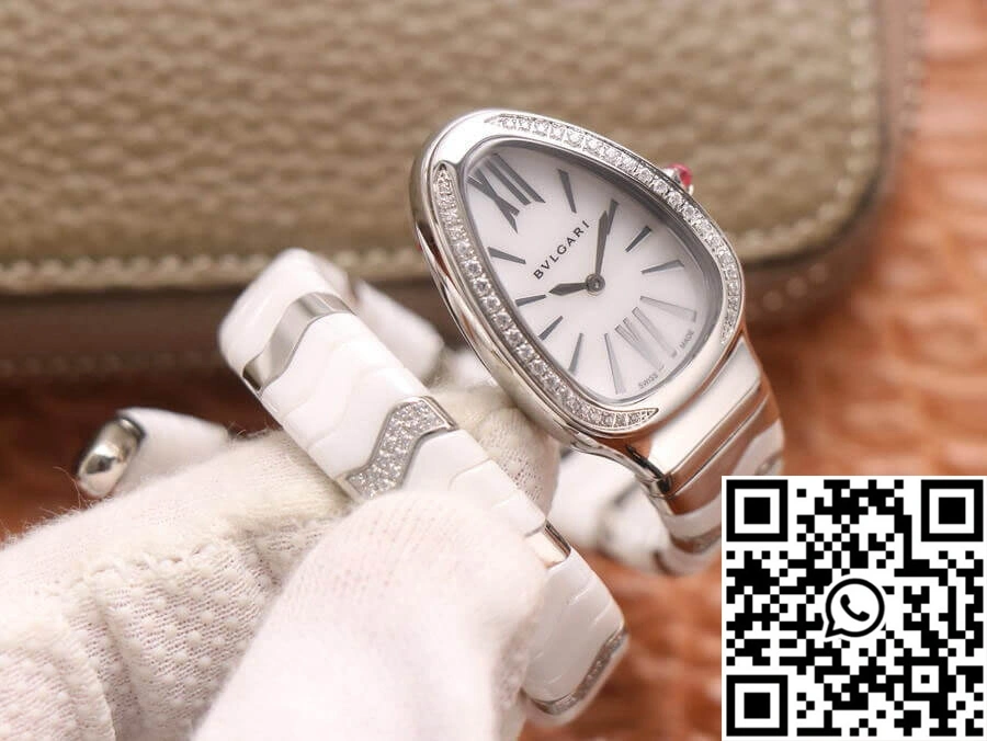Bvlgari Serpenti BV Factory Stainless Steel Diamond Case