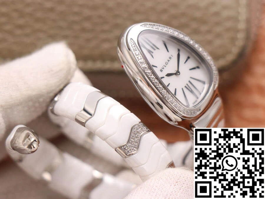 Bvlgari Serpenti BV Factory Stainless Steel Diamond Case