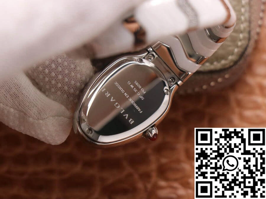 Bvlgari Serpenti BV Factory Stainless Steel Diamond Case