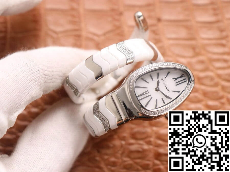 Bvlgari Serpenti BV Factory Stainless Steel Diamond Case