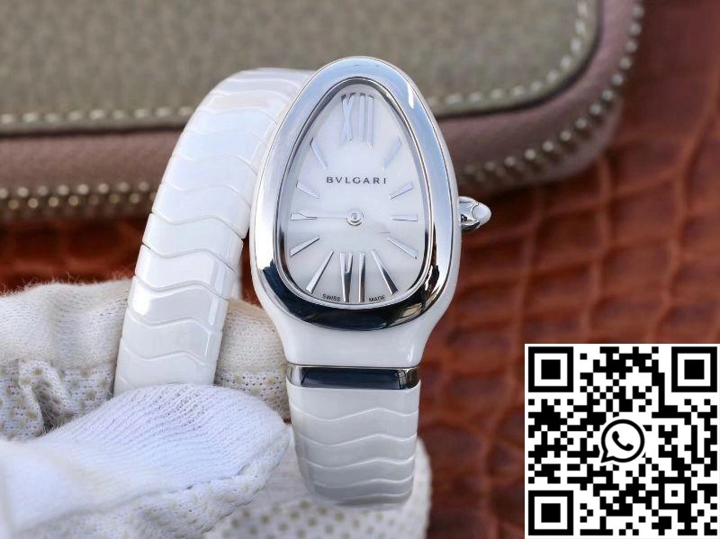 Bvlgari Serpenti Spiga Watch 102613 BV Factory Steel No Diamond