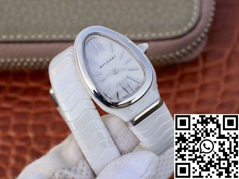 Bvlgari Serpenti Spiga Watch 102613 BV Factory Steel No Diamond