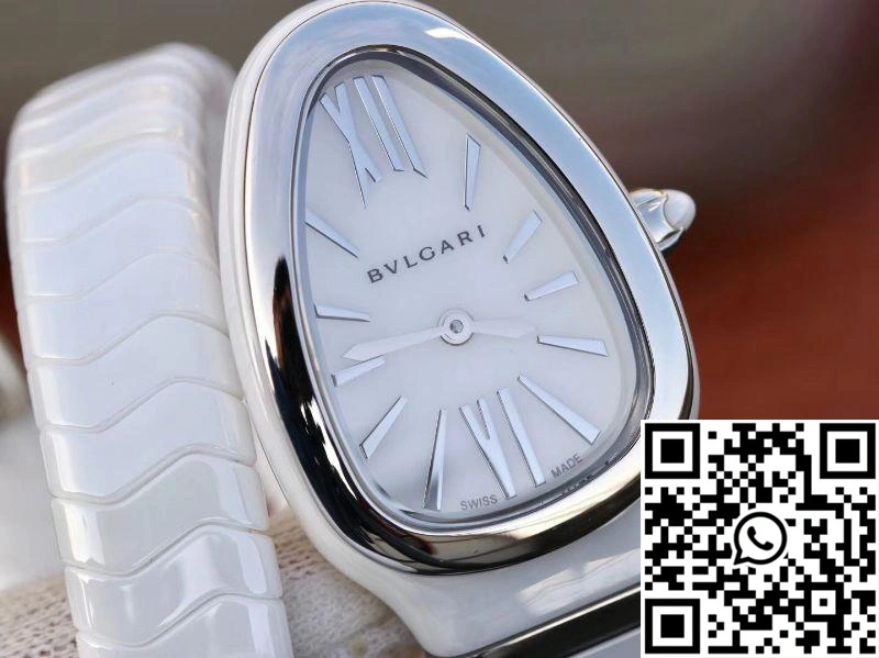 Bvlgari Serpenti Spiga Watch 102613 BV Factory Steel No Diamond