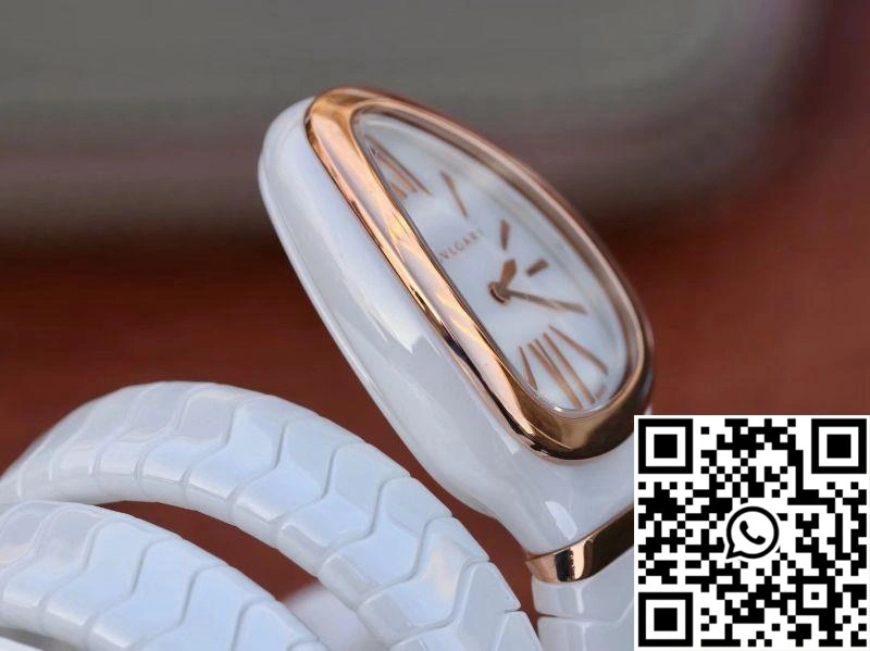 Bvlgari Serpenti Spiga Watch 102886 BV Factory Rose Gold No Diamond