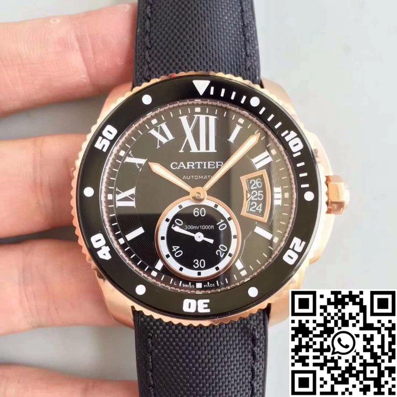 Calibre De Cartier Diver W7100052 42MM JF Factory Black Dial