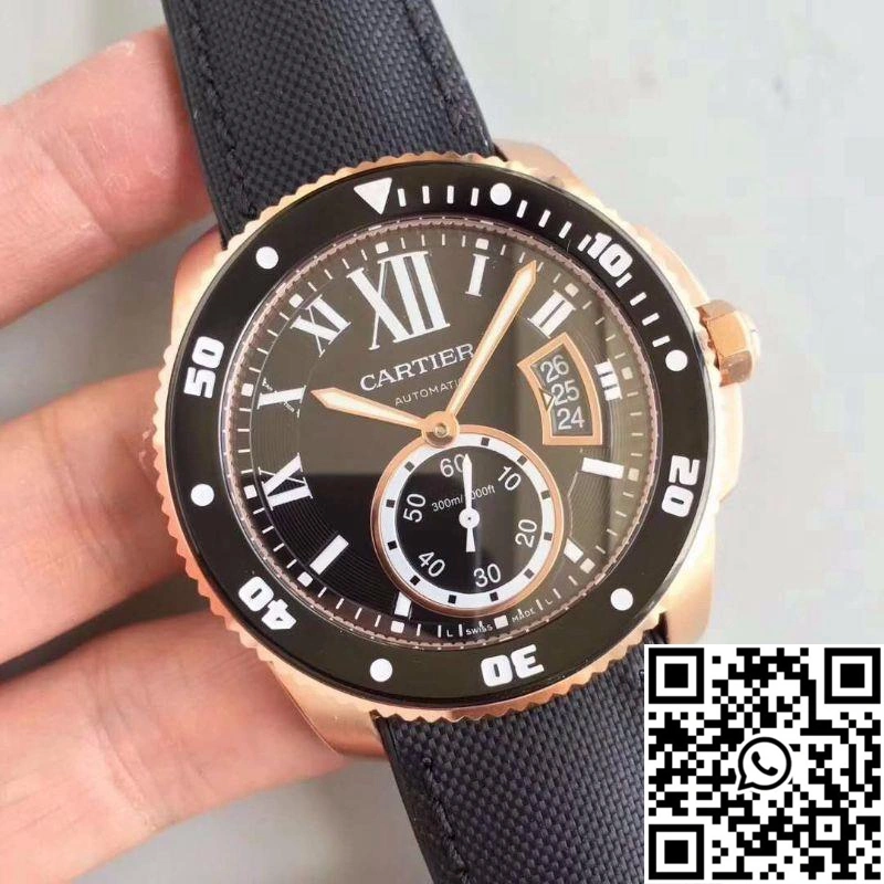 Calibre De Cartier Diver W7100052 42MM JF Factory Black Dial