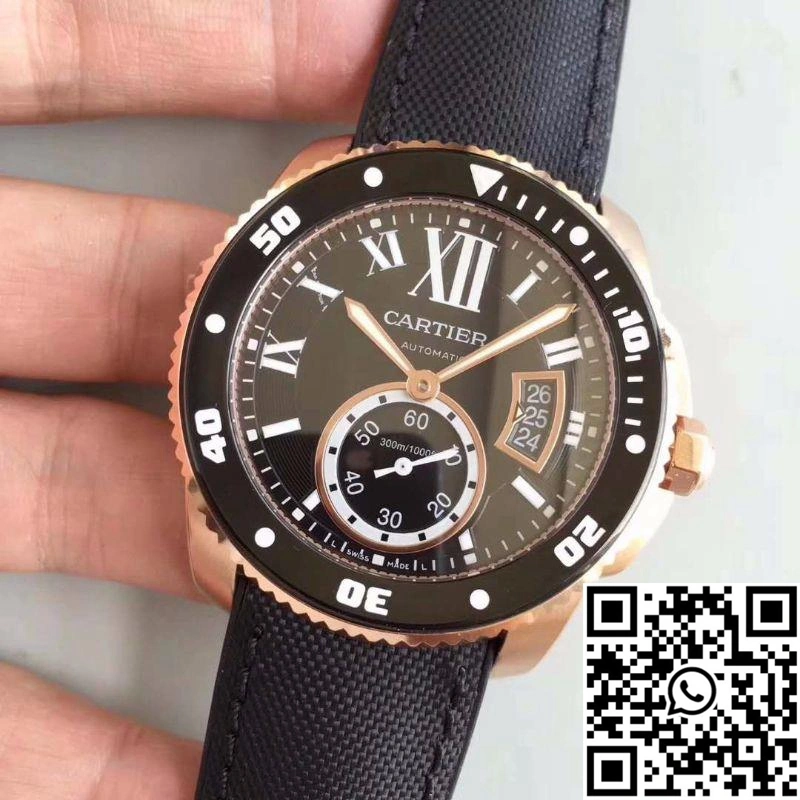 Calibre De Cartier Diver W7100052 42MM JF Factory Black Dial