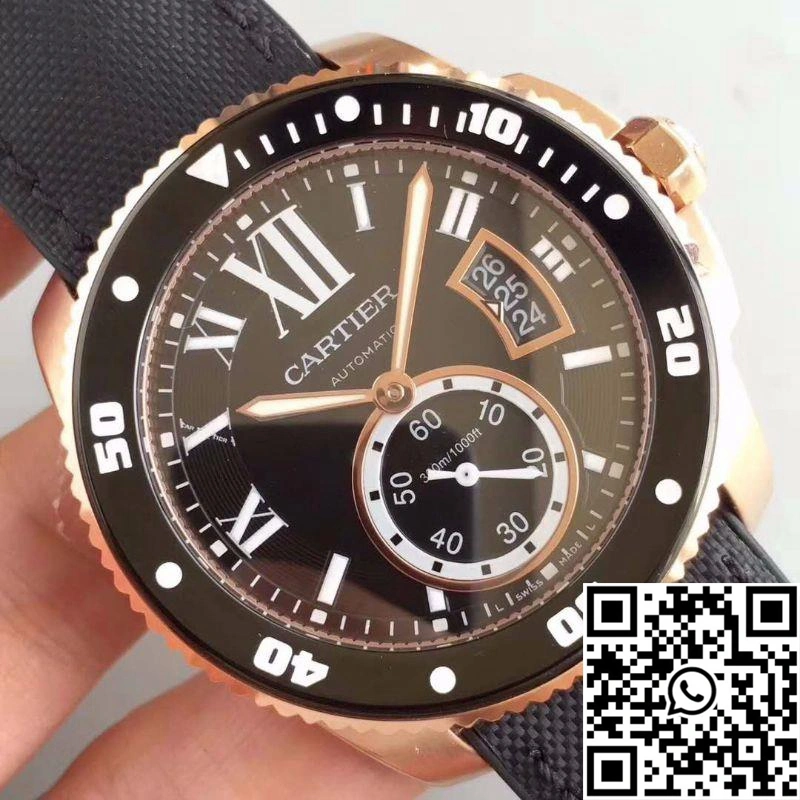 Calibre De Cartier Diver W7100052 42MM JF Factory Black Dial