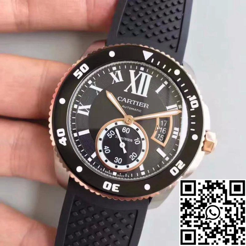 Calibre De Cartier Diver W7100056 42MM JF Factory Black Dial