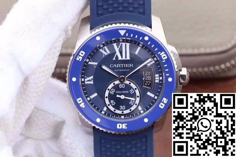 Calibre De Cartier Diver WSCA0010 42MM JF Factory Blue Dial