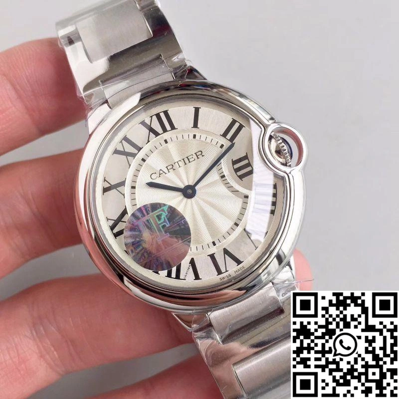 Cartier Ballon Bleu 36MM W6920046 JF Factory Silver Dial