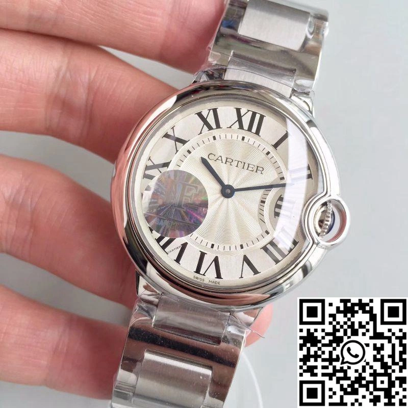 Cartier Ballon Bleu 36MM W6920046 JF Factory Silver Dial