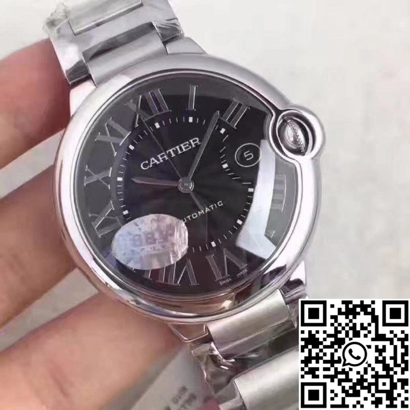 Cartier Ballon Bleu 42MM W6920042 V6 Factory Black Dial