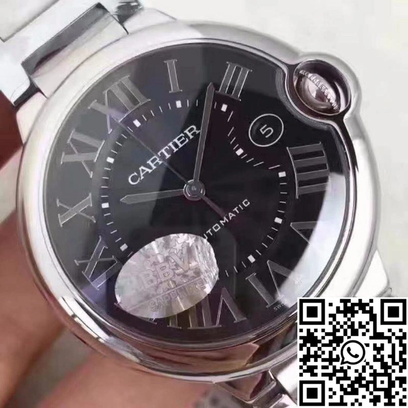 Cartier Ballon Bleu 42MM W6920042 V6 Factory Black Dial