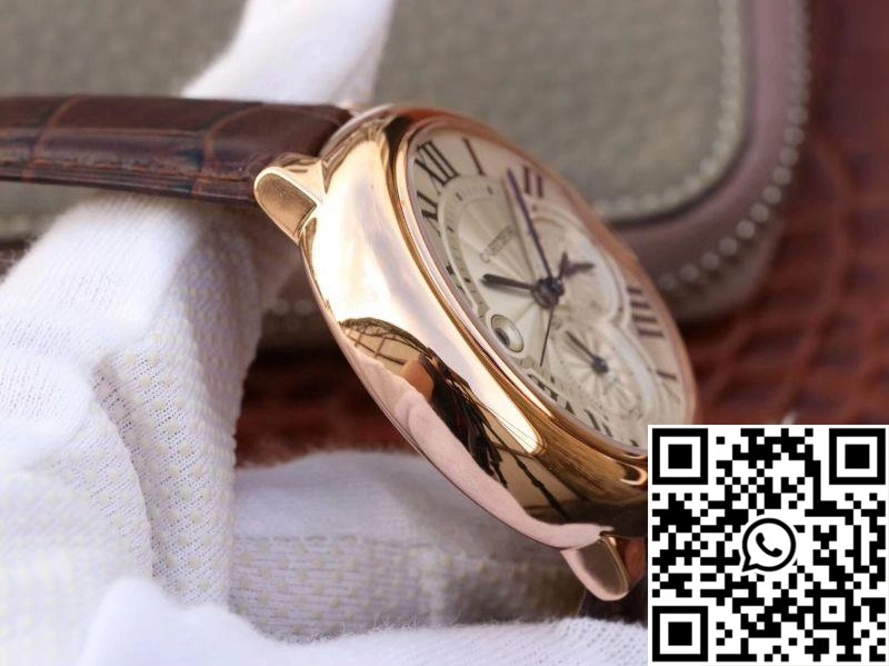 Cartier Ballon Bleu Chronograph W6920074 ZF Factory Silver Dial