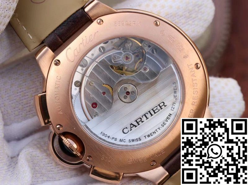 Cartier Ballon Bleu Chronograph W6920074 ZF Factory Silver Dial