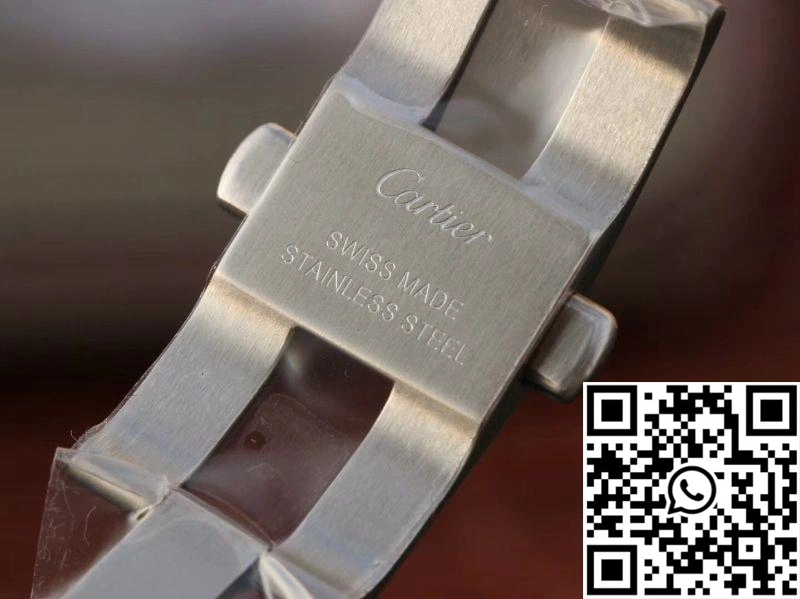 Cartier Ballon Bleu Chronograph W6920076 ZF Factory Silver Dial