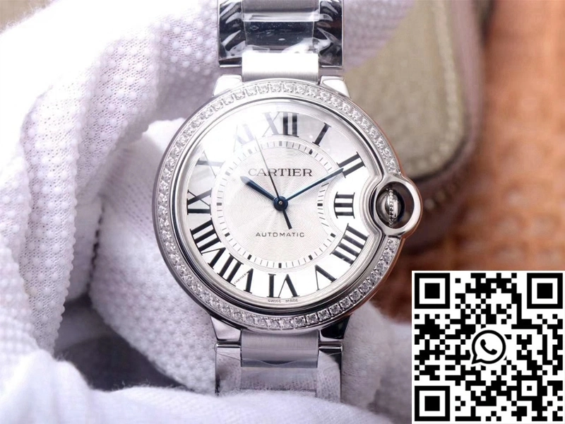 Cartier Ballon Bleu W4BB0017 V6 Factory White Dial