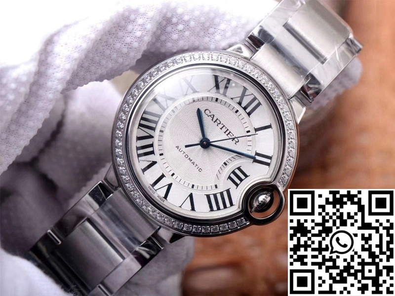 Cartier Ballon Bleu W4BB0017 V6 Factory White Dial