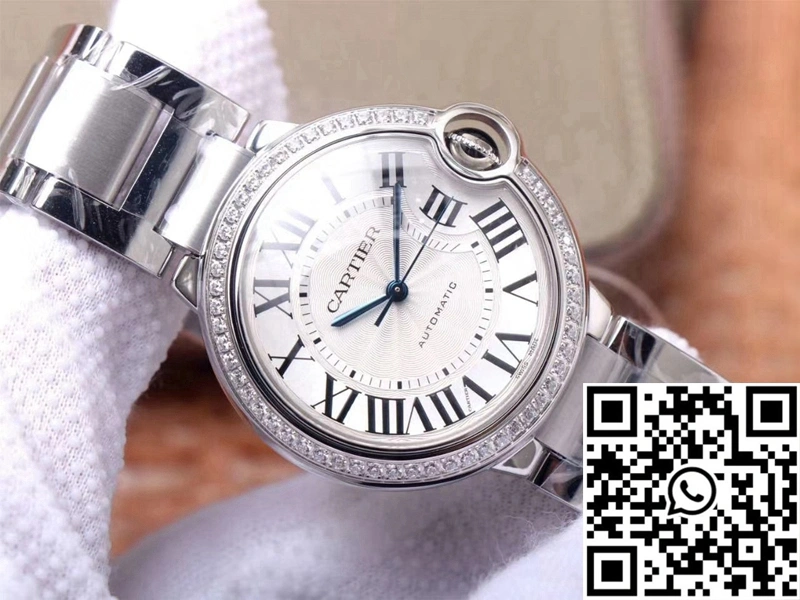 Cartier Ballon Bleu W4BB0017 V6 Factory White Dial