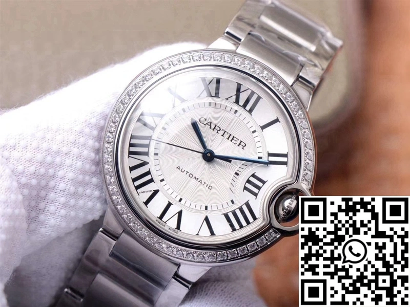 Cartier Ballon Bleu W4BB0017 V6 Factory White Dial