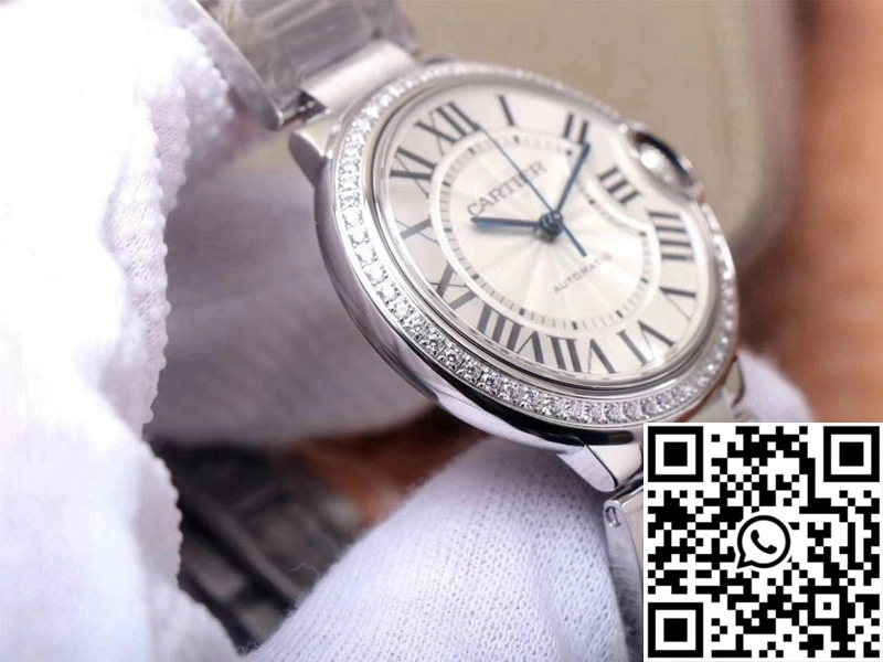 Cartier Ballon Bleu W4BB0017 V6 Factory White Dial
