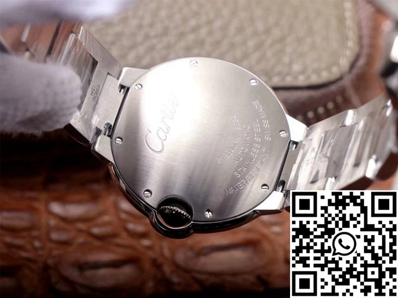 Cartier Ballon Bleu W4BB0017 V6 Factory White Dial