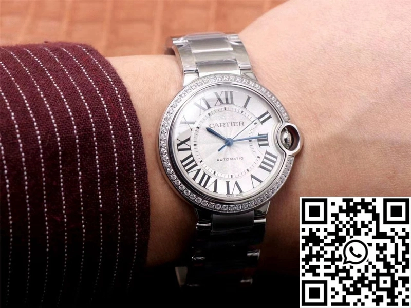 Cartier Ballon Bleu W4BB0017 V6 Factory White Dial