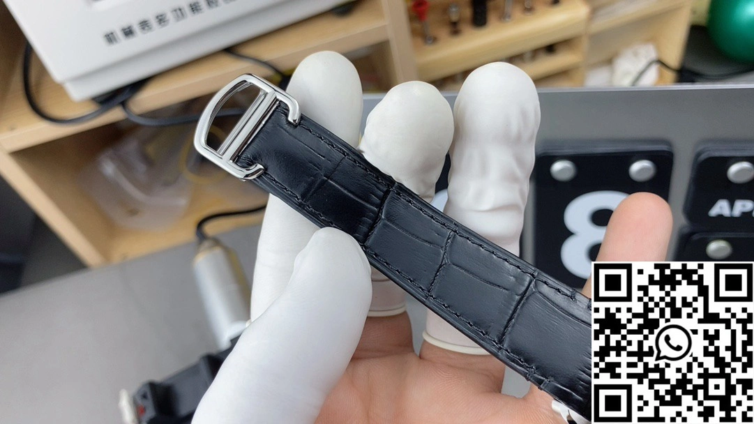 Cartier De Santos CRWSSA0037 BV Factory Grey Dial Leather Band