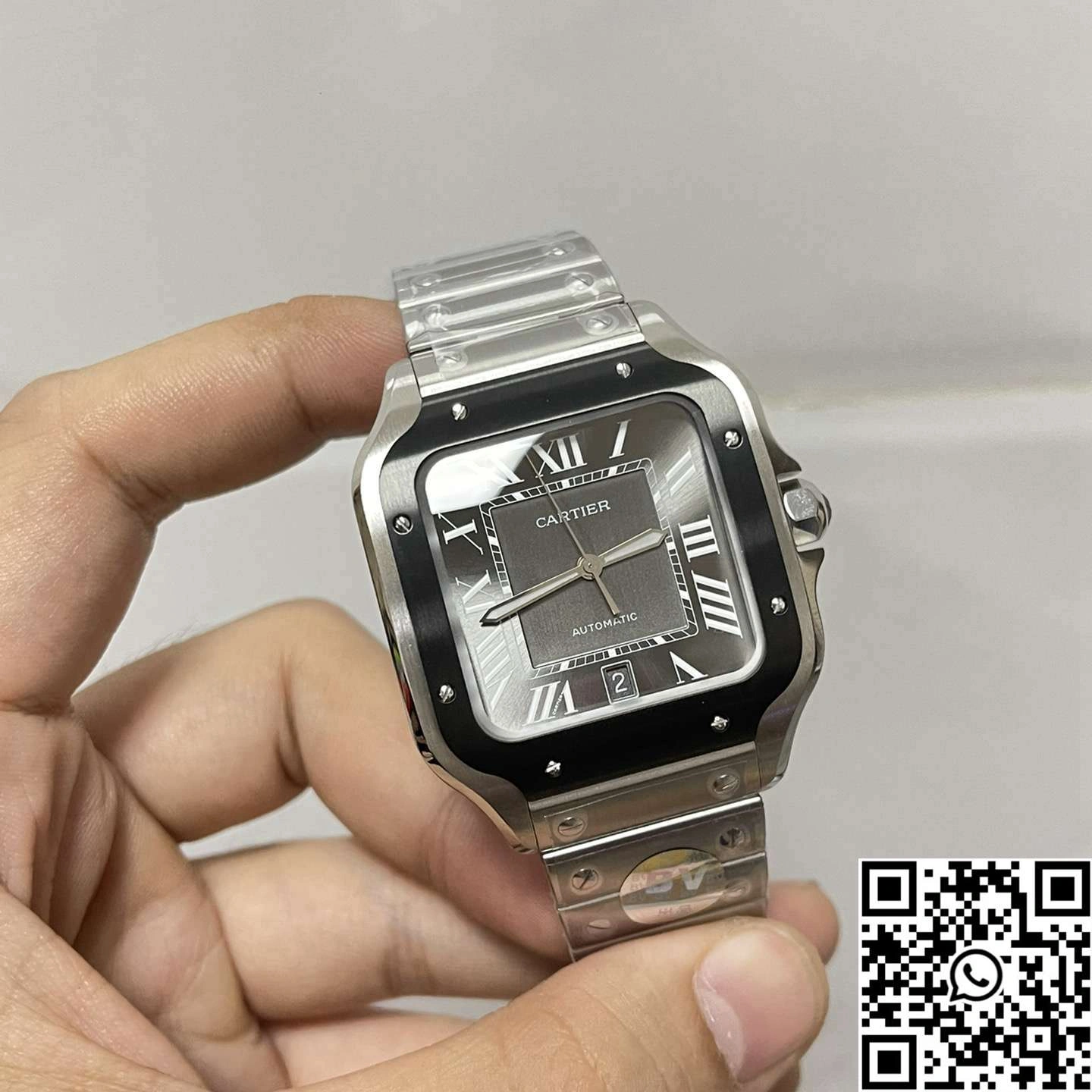 Cartier De Santos CRWSSA0037 BV Factory Grey Dial