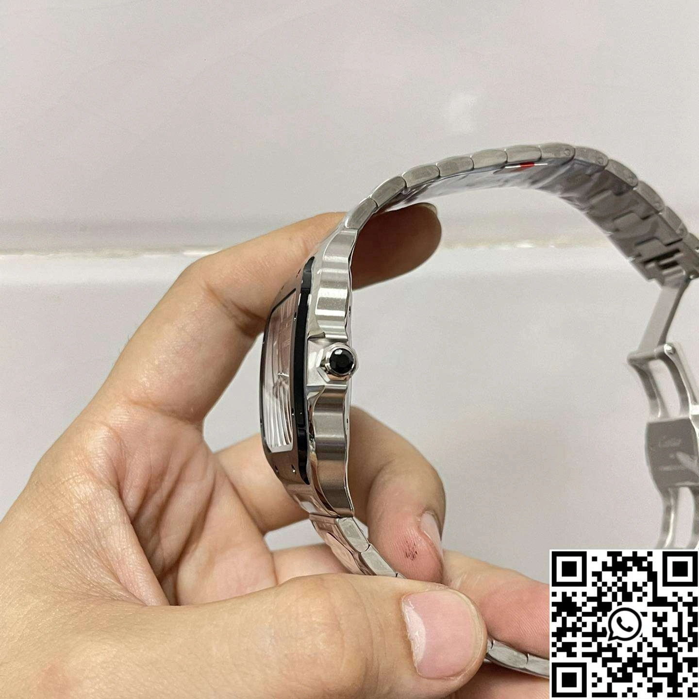 Cartier De Santos CRWSSA0037 BV Factory Grey Dial
