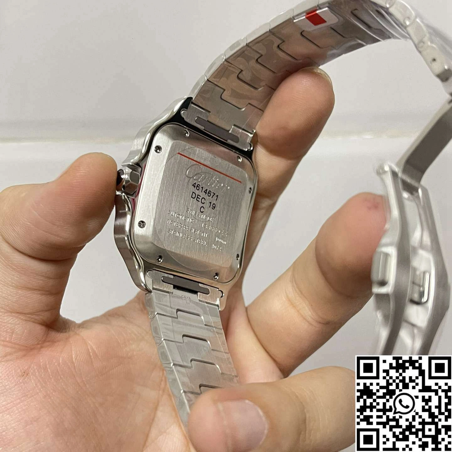 Cartier De Santos CRWSSA0037 BV Factory Grey Dial