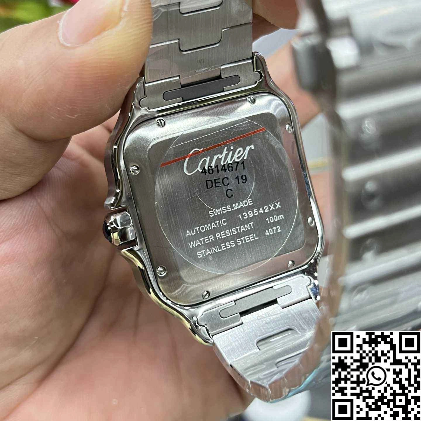 Cartier De Santos CRWSSA0061 BV Factory Green Dial