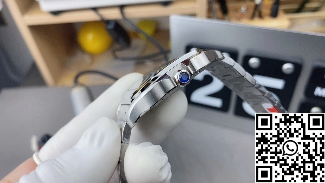 Cartier De Santos CRWSSA0071 BV Factory Blue Dial