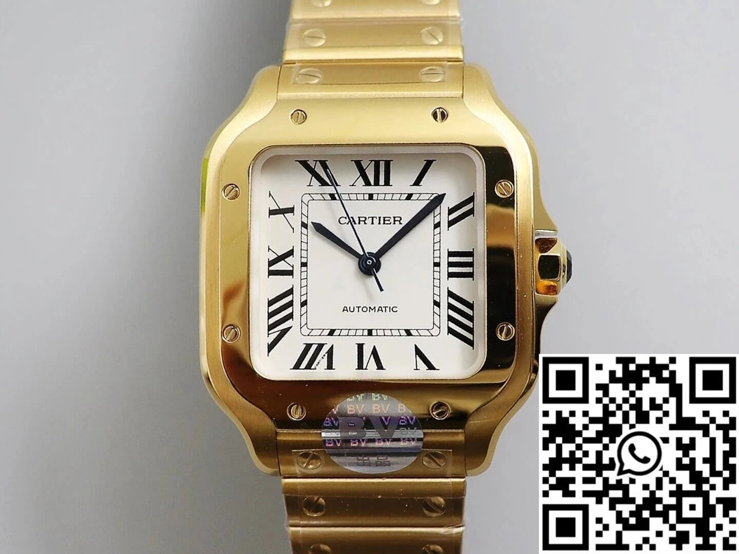Cartier De Santos W20112Y1 BV Factory Yellow Gold